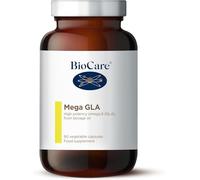 BioCare Mega GLA Omega-6, 90 Capsules | High Strength Borage Oil with Vitamin E for Antioxidant Support
