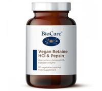 BioCare Vegan Betaine HCL & Pepsin - 90 Vegicaps