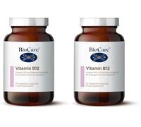 BioCare Vitamin B12 - for Energy & Nervous Support - Daily Supplement, Vegan - 30 Vegetable Capsules (Pack of 2)