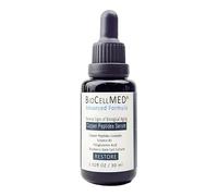 BIOCELLMED Ghk-Cu Copper Peptide Face Serum (Stem Cell Enriched with Ghk-Cu) Full Size: 30 ml Light Blue