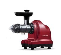 BioChef Axis Cold Press Juicer/Horizontal Masticating Slow Juicer (Wide Mouth) with 20 Year Warranty for Wheat Grass, Fruits & Vegetables (Red)