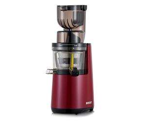 BioChef BCWA Atlas Whole Slow Juicer Juice Extractor with Sorbets Kit, Steel, 250 W, Rouge