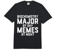 Biochemistry Major By Day Memes By Night Molecular Biology Comfort Colors Adult Heavyweight T-Shirt