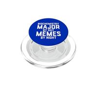 Biochemistry Major By Day Memes By Night Molecular Biology PopSockets PopGrip for MagSafe