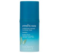 BioClarity Silicone-Free Moisturizing Primer, 100% Vegan, Non-Toxic, Doubles as Everyday Moisturizer, With Squalane, Vitamin E, Lentil & Watermelon, Lightweight Hydrating Formula, 1 fl. oz.