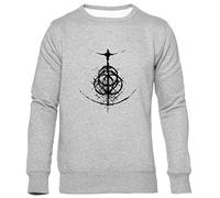 BIOCLOD Elden Ring Black Men Women Unisex Jumper Grey Round Neck Men Women Unisex Jumper Grey Round Neck, grey, S