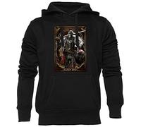 BIOCLOD Elden Ring Bloody Wolf Men Women Unisex Hooded Sweatshirt Black Men Women Unisex Hoodie Black, Black, XS