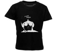 BIOCLOD Swell Maps Boy's Girl Unisex T-Shirt Black Round Neck Boy Girl Kids Unisex T-Shirt Black, Black, 5 Years