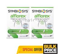 Biocodex Symbiosys Alflorex Probiotic Supplement Daily Gut Health 30 Caps 2-Pack