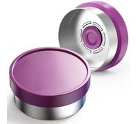 Biocomma 100pcs 20mm Flip Off Aluminum Caps (Purple)
