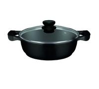 BIOCOOK PLUS NON STICK 30CM DIE CAST SAUTE/LOW CASSEROLE PAN WITH LID
