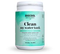 Biocool Fresh Water Tank Cleaning Tablets - Powered by OxyTech Active Oxygen Technology | Biofilm Removal & System Hygiene | Chlorine-Free Alternative | 50 Tablets for up to 200L