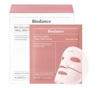 BIODANCE Bio-Collagen Real Deep Face Mask 16 Pcs | Hydrogel Overnight Mask | Pore Minimizing and Elasticity Improvement | Korean Face Mask for Glass Skin | Korean Skincare