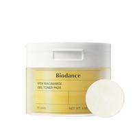 BIODANCE Biodance Vita Niacinamide Gel Tonic-Pads: Stains Corrector, Soft Scrub, Unifies Skin Tone, 140g, 60 Pads