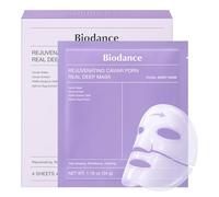 BIODANCE Caviar PDRN Real Deep Face Mask 4 Pcs | Hydrogel Overnight Mask | Skin Firming, Radiance, Enhancing Skin Recovery | Korean Face Mask for Glass Skin | Korean Skincare