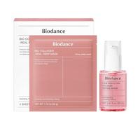 BIODANCE Collagen Duo: Bio Collagen Real Deep Mask & Collagen Peptide Serum Pink Duo Bundle for Glass Skin, Plumping Hydration, Firming, Korean Skin Care, Skin Care Set