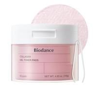 BIODANCE Collagen Gel Toner Pads 60 Counts | Non-Irritating Hydrogel Pads | Pore Minimizing, Improving Elasticity & Exfoliating | Korean Toner Pads for Sensitive Skin | Korean Skincare
