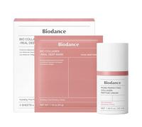 BIODANCE Collagen Glass Skin Duo: Collagen Real Deep Mask & Pore Perfecting Peptide Cream Bundle for Plumping Hydration, Firming, Korean Skin Care, Skin Care Set
