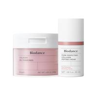 BIODANCE Collagen Hydra-Firm Routine Duo: Collagen Toner Pads & Facial Moisturizer, Hydrating, Firming, Korean Skincare Routine Set for Glass Skin, Korean Skin Care, Skin Care Set