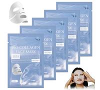 Biodance Collagen Mask Overnight 5 Pcs Bio Collagen Real Deep Mask Bio Collagen Face Mask Set Korean Deep Hydrating Firming Overnight Hydrogel Mask Sheet Mask Nourishing Face Care