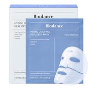 BIODANCE Hydro Cera-nol Real Deep Mask, Overnight Hydrogel Mask, Soothing, Moisturising, Nutritious, 34 g x 4 Pieces