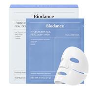 BIODANCE Hydro Cera-nol Real Deep Mask, Overnight Hydrogel Mask, Soothing, Moisturising, Nutritious, 34 g x 4 Pieces