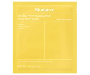 Biodance - Radiant Vita Niacinamide Real Deep Mask - Sheet Mask