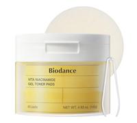 BIODANCE Biodance Vita Niacinamide Gel Tonic-Pads: Stains Corrector, Soft Scrub, Unifies Skin Tone, 140g, 60 Pads