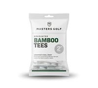 Masters Bamboo Graduated Golf Castle Tees White One Size