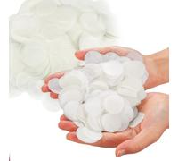 Biodegradable Confetti White, Biodegradable Confetti Wedding, Confetti Biodegradable Suitable for Wedding Party, Baby Shower Ceremony, Birthday Decoration