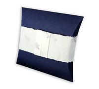 Biodegradable Cremation Ashes Urn - Suitable for Water Burial - Companion Size two person - JOURNEY EARTHURN Pillow urn Water cremation (Navy)