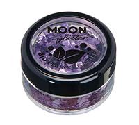 Biodegradable Eco Chunky Glitter by Moon Glitter - Lavender - Cosmetic Bio Festival Makeup Glitter for Face, Body, Nails, Hair, Lips - 3g
