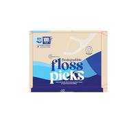 Biodegradable Floss Picks, 100 Count, 2 Cases, Dental Floss Picks that are Plant-Based, Non-Toxic flossers Biodegradable, Sustainable Vegan Floss, Also eco-Friendly Tooth flossers,Oral Care Solution