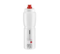 Biodegradable Sports Water Bottle Clear Red Logo Squeeze Drink Bottle