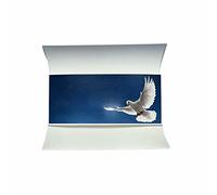 Biodegradable Urn - Organic Urn - Water Cushion Urn - Exclusive Urn for Ashes - Biodegradable Urn for Water Funeral - Pigeon Urn White Large / Adult / Dog / Cat - Pigeon Colour