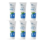 BioDenta Total Care Whitening Toothpaste - 75 ml - (Pack of 6) 97% Natural Vegan, Vegetarian and Halal Friendly. Free from SLS, PEG & Parabens - Pack of 6