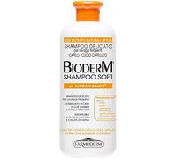 BIODERM BIODERMOCOSMETICI Shampoo Soft - Sensitive Scalp Shampoo | Anti-dandruff, Seborrheic Dermatitis and Itchy Scalp Treatment | Scalp Moisturiser for Everyday Use | Paraben-Free and Cruelty-Free | 500 ml, White, orange