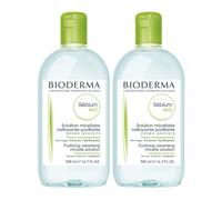 Bioderma - S?bium H2O - Micellar Water - Cleansing and Make-Up Removing - for Combination to Oily Skin 33.4 Fl Oz