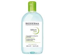 Bioderma Sébium H2O Micellar Water - Purifying Cleanser to Remove Make Up, Impurities & Pollution for Acne Prone, Oily & Combination Skin - Prevent Blemishes, 500ml