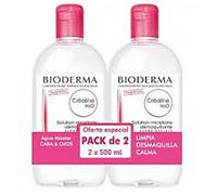 Bioderma Sensibio H2o 500ml 2 Units Make-up Remover Clear