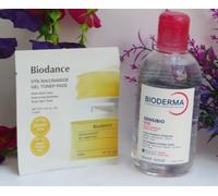Bioderma Sensibio ❤️ Micellar Water Cleanser Sensitive Skin 250ml & Toner Pads