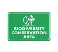 Biodiversity Conservation Area Sign Sign, 8 X 12 Grade Reflective Sheeting Rust Free Aluminum, Weather Resistant, Waterproof, Easy To Mount