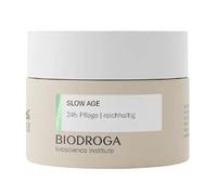 BIODROGA Bioscience Institute - Slow Age - 24H Care Rich 50 ml - Anti-Ageing Moisture, Reduces Lines & Wrinkles, Gives Energy - With Black Forest Complex for Vital Skin