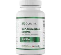 BioDynamx Phosphatidylserine - 300 mg Active PS, 90 Vegan Capsules (45 Day Supply) - High-Strength Brain & Focus Support, Gluten & Dairy Free, Made in UK