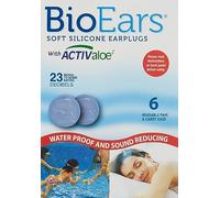 BioEars Soft Silicone Earplugs with ACTIValoe. (6 pairs)