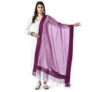 BioEarths Organza Dupatta (Purple)