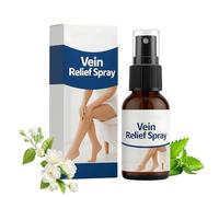 BioEquis Varicose Vein Solution Spray, Lightweight Hydrating Formula with Natural Botanicals, Smooth & Comforting Leg Care (1PC)