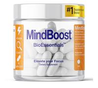 BioEssentials MindBoost® Cognitive Supplement 1200mg per Dose with Citicoline, L-Tyrosine, Creatine, Phosphatidylserine - Improves Cognitive Performance & Brain Health Support - 60 Capsules
