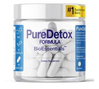 BioEssentials PureDetox - Multi-Ingredient Food Supplement for Adults - NAC 300 mg + Glutathione 300 mg - Daily Adult Wellness Formula - L-Carnitine + Vitamins B6 B12 + Zinc - 90 Vegan Capsules