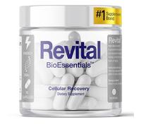 BioEssentials Revital - Anti-Aging & Longevity Complex - Cellular Energy & Vitality Support - NAD+ 600mg & Trans-Resveratrol - Shilajit Fulvic Acid & CoQ10 + ALA - 90 Vegan HPMC Capsules